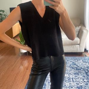 Zara knitted vest